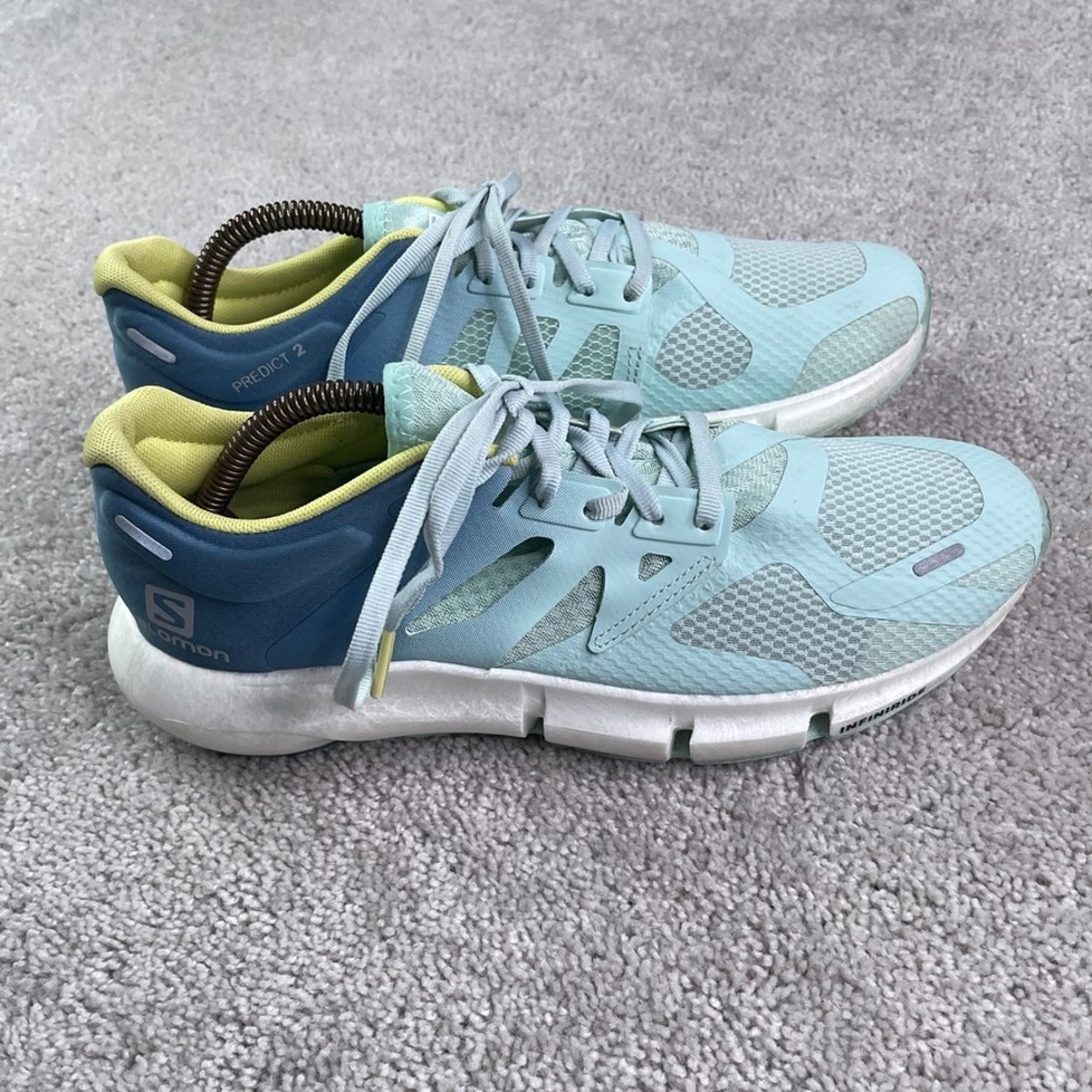 Salomon Predict 2 Shoes Women Size 10 Blue Running Training Athletic Sneakers